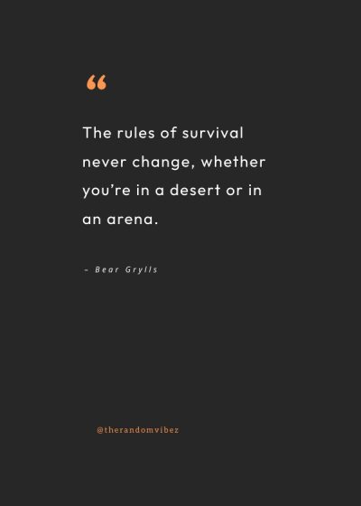 quotes on survival