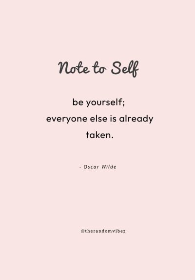 self note quotes