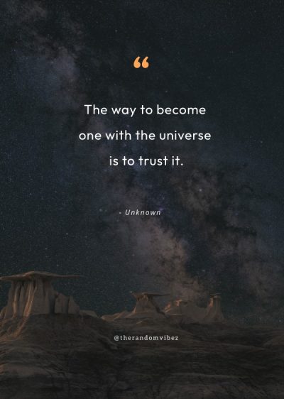 trust the universe quotes