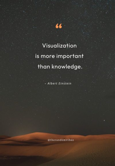 visualization quotes einstein
