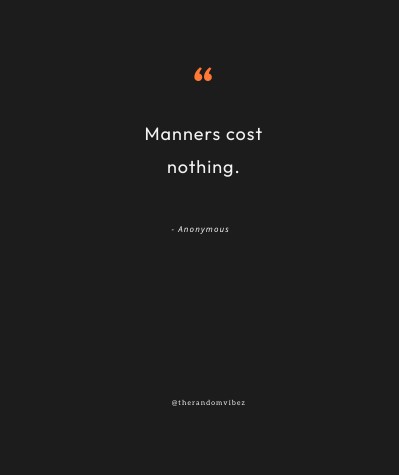 good manners quotes