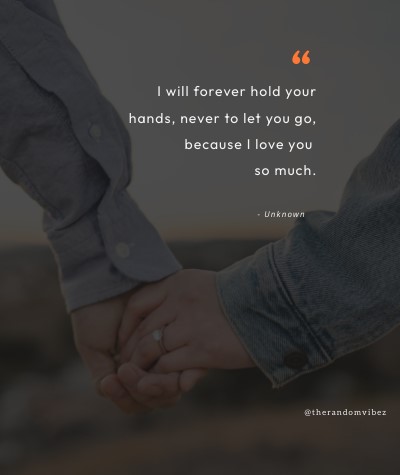 two hands holding each other quotes