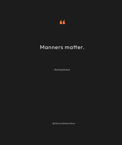 manners quotes images