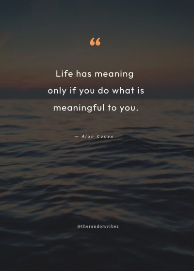 meaningful life quotes