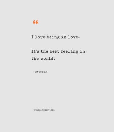 quotes on being in love