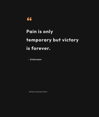 quotes pain is temporary