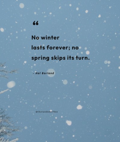 winter saying
