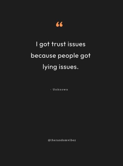 Trust Issues Sayings