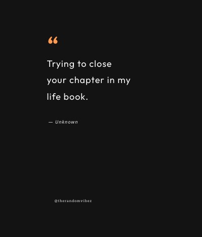 closed chapter quotes
