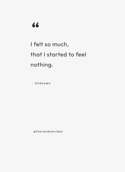 emotional numbness quotes