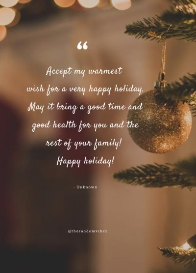 happy holidays sayings