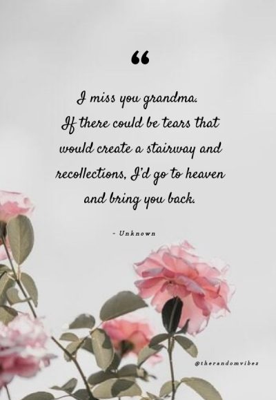 in memory of grandma quotes