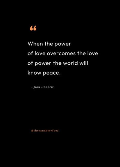 jimi hendrix power of love quote