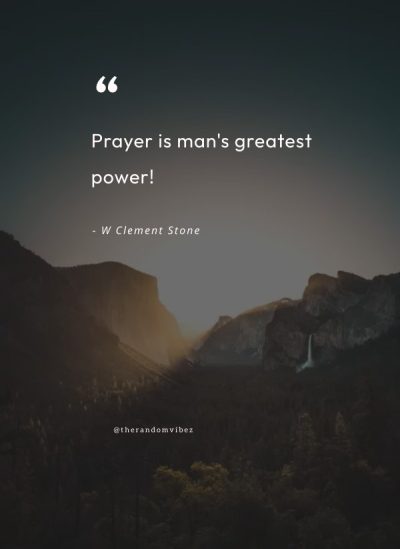 power in prayer