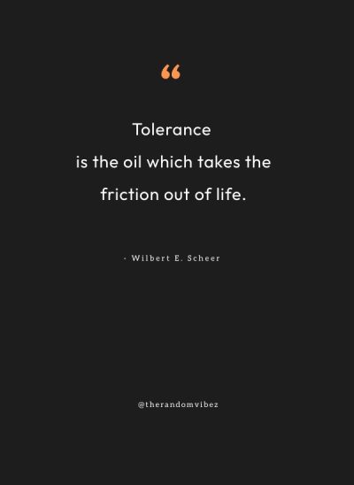 quote on tolerance