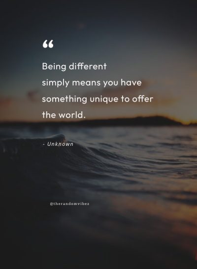 quotes about being unique