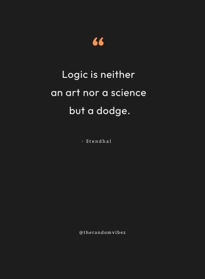quotes about logic