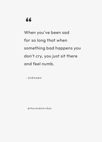 quotes about numbness