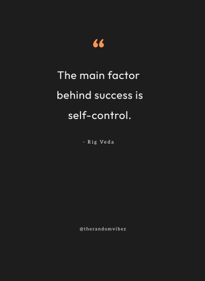 quotes about self control