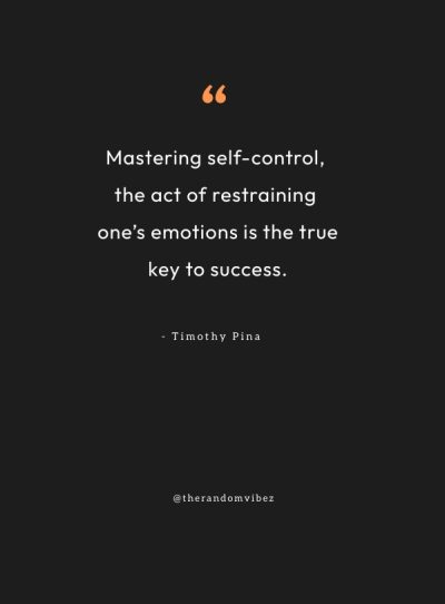 quotes for self control