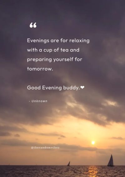 quotes good evening