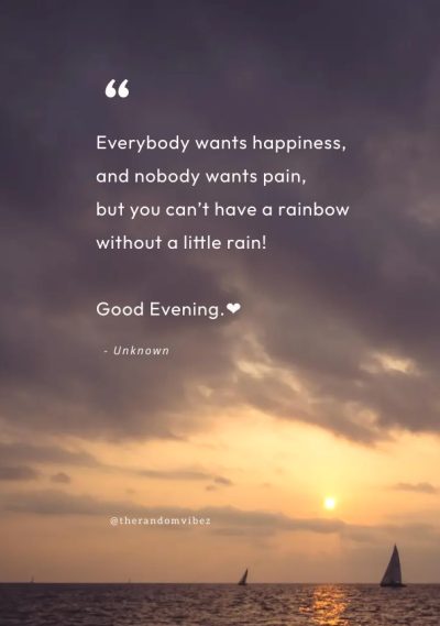 quotes of good evening