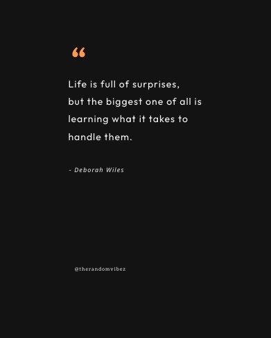 quotes on surprises of life