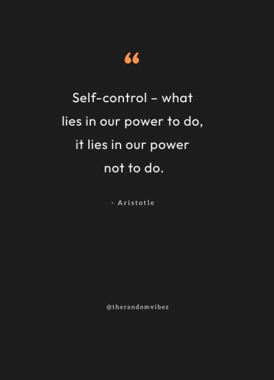 self control quotes