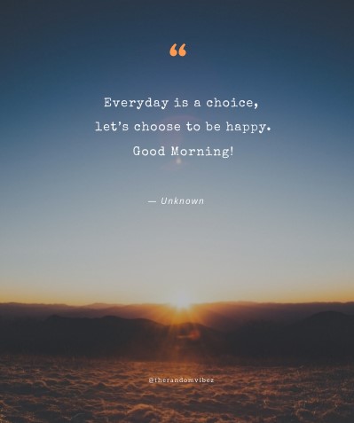 thought good morning quotes