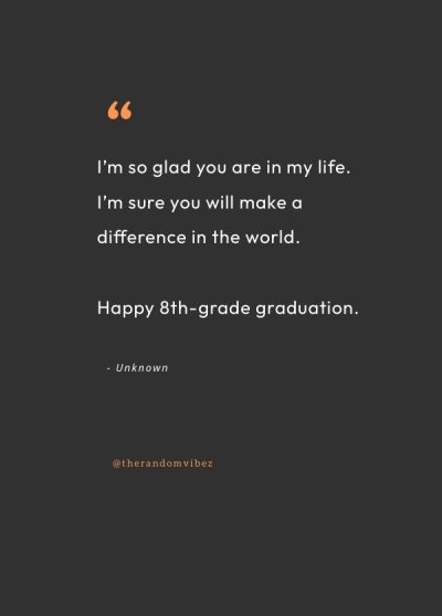 8th grade graduation messages