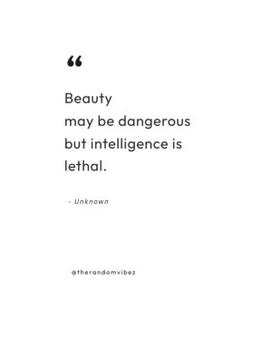 Beauty And Brains Quotes images