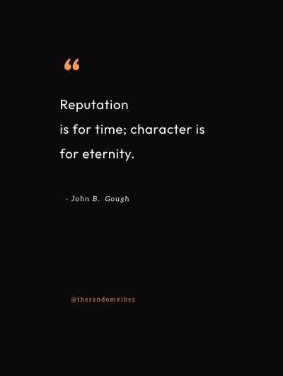 Character vs reputation quotes