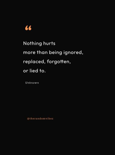 Feeling Neglected Quotes