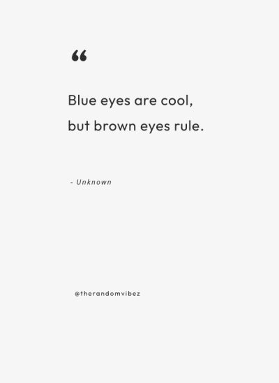 Funny Brown Eyes Quotes