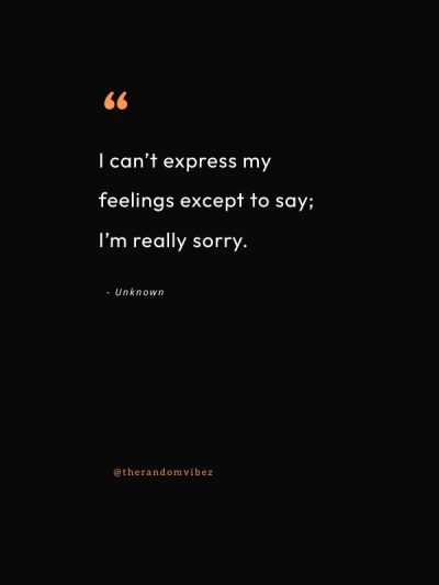 I'm Sorry Quotes