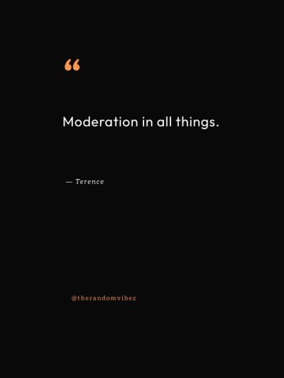 all things in moderation quote