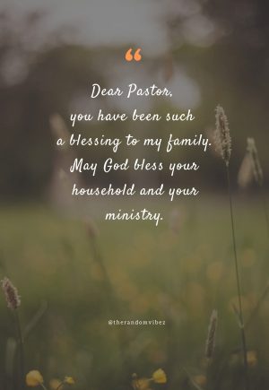 appreciation quotes for pastor