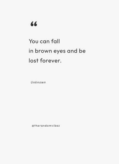 beautiful brown eyes quotes