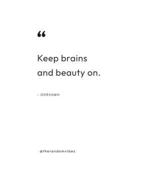 brain and beauty quotes
