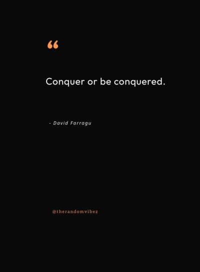 conquer sayings