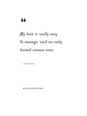 curly hair quotes funny