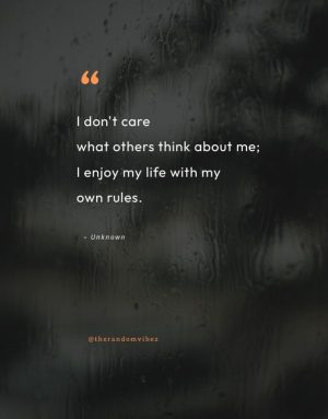 don t care quote