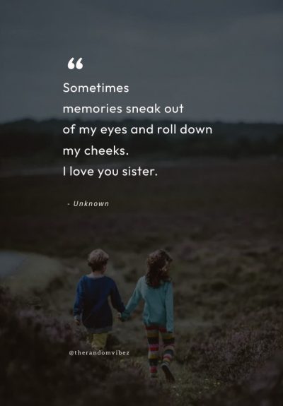 emotional meaningful sister quotes 