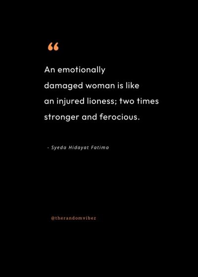 emotionally damaged woman quotes