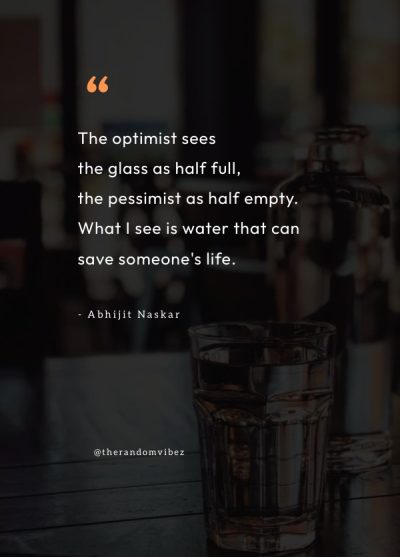 glass half full quotes inspirational