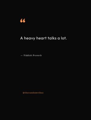 heavy heart quotes