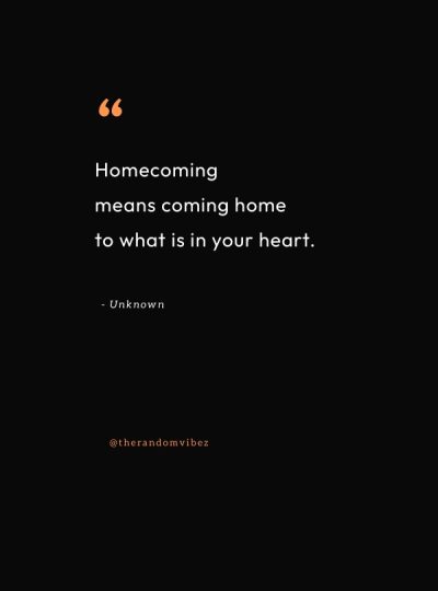 homecoming quotes