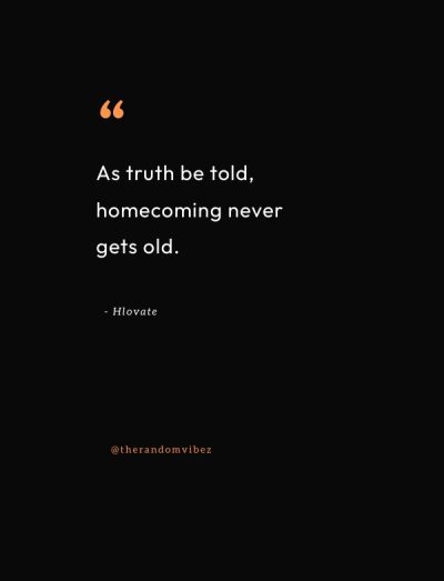 homecoming sayings