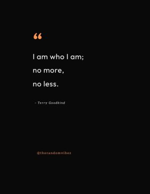 i know who i am quotes