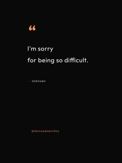 i m sorry quotes